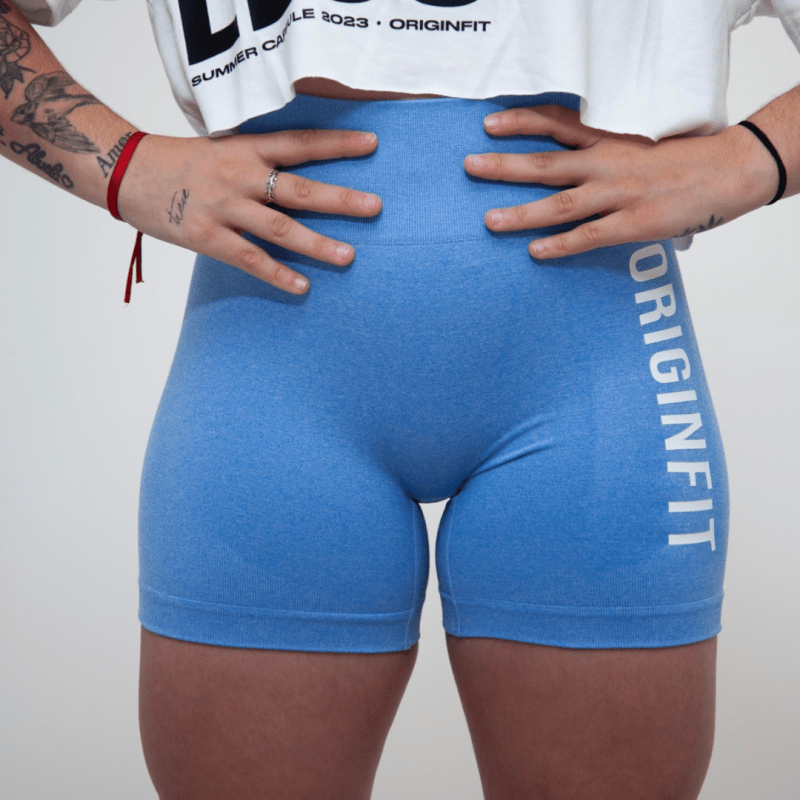 SHORT BIKER AZUL- FEARLESS