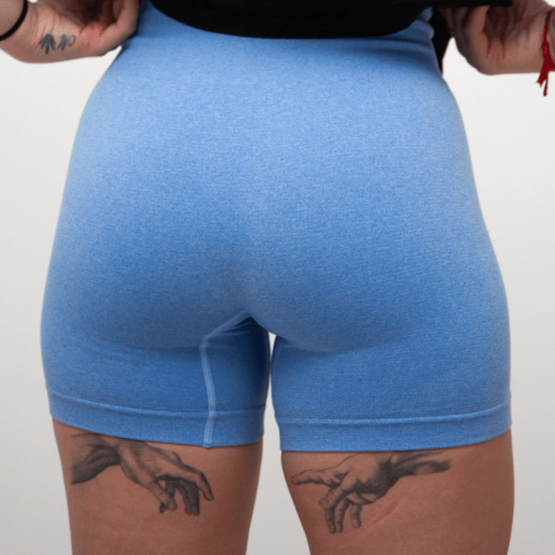 SHORT BIKER AZUL- FEARLESS - Imagen 2